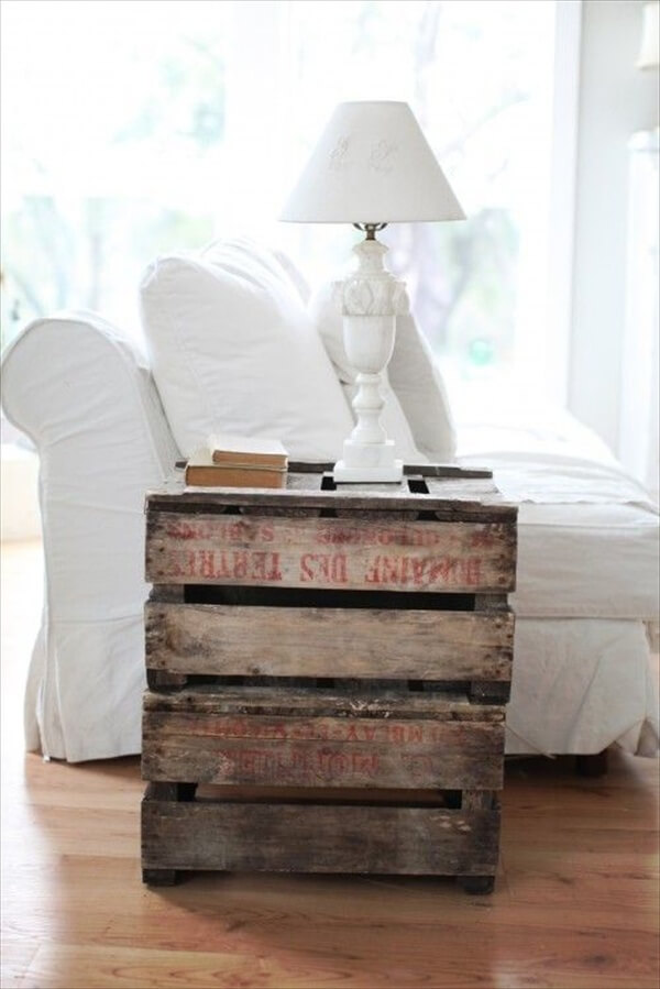 Beautify Your Home with Wooden Crate Furniture | Pallet Furniture DIY