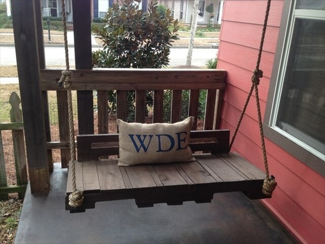 Pallet Swing Chair Instructions