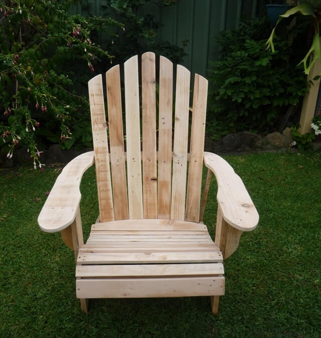  Pallets and Make A Pallet Adirondack chair  Pallet Furniture DIY