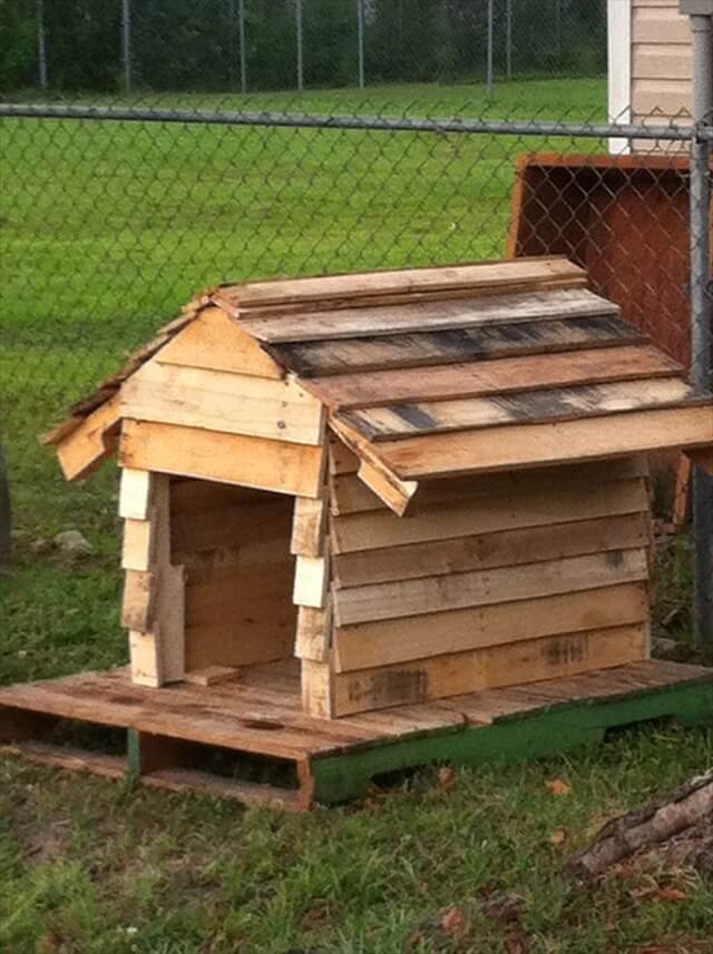 Bring the Luck to Home: 16 Pallet Dog House  Pallet Furniture DIY
