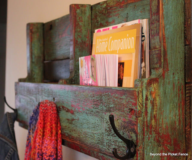 Wood Pallet Bookcase
