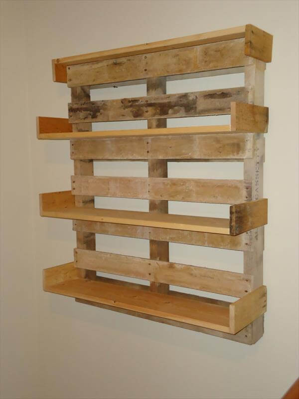 Diy Bookshelf Ideas With Pallet Wood Pictures to pin on Pinterest