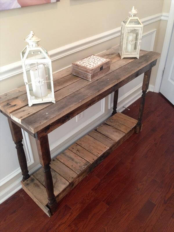  entryway table foyer table diy pallet console table diy entryway table