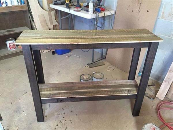 Pallet Sofa Table - Entryway - Foyer Table | Pallet ...